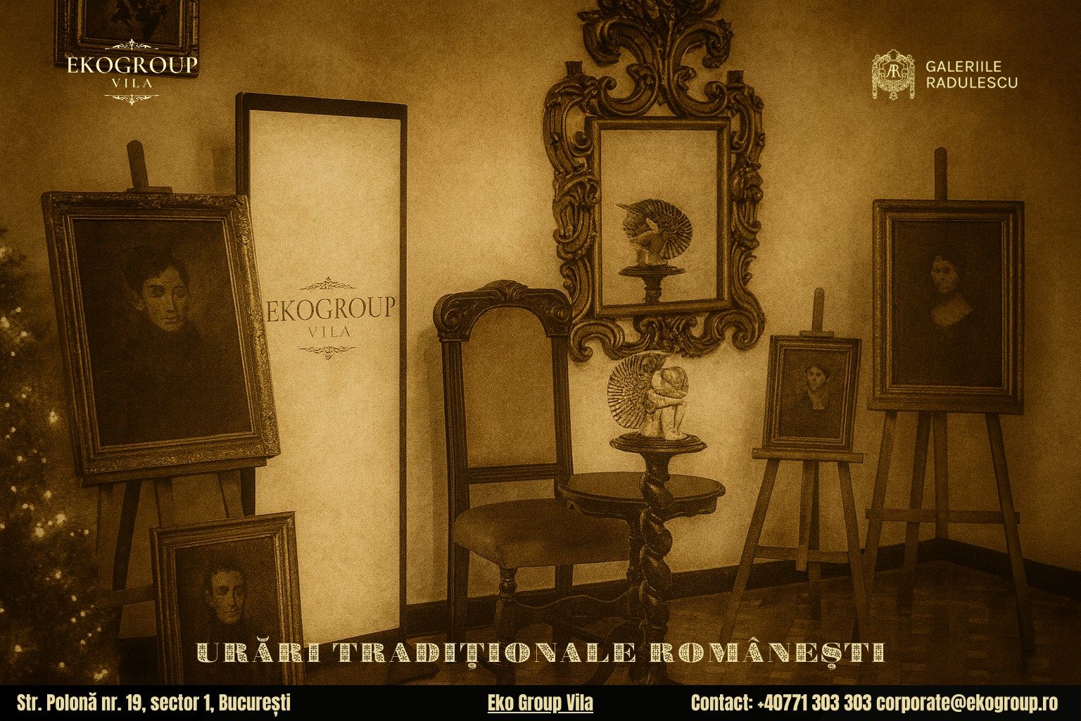 Urări de Crăciun cu parfum interbelic în cadrul evenimentului Crăciunul anilor ’30 găzduit de Eko Group Vila